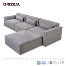 SOFA SECTIONNEL SIMPLE HAUT DE GAMME ORIZEAL (OZ-MS-6012B)